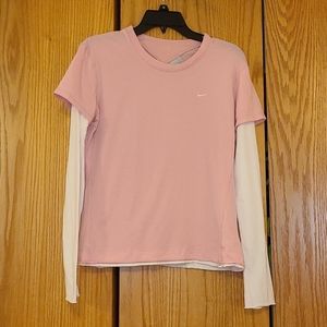 Long sleeve pink top